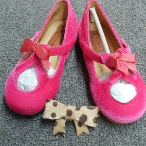 Joyfolie Shoes in pink with leopard barrette